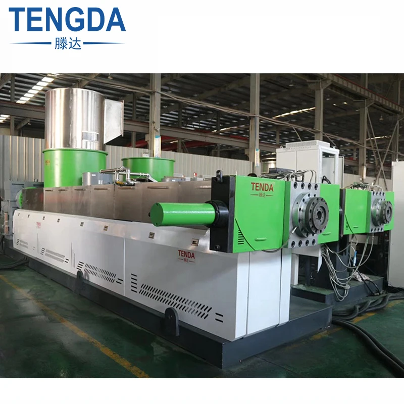 LDPE/HDPE/PP film recycled extruder machine Single screw extruder
