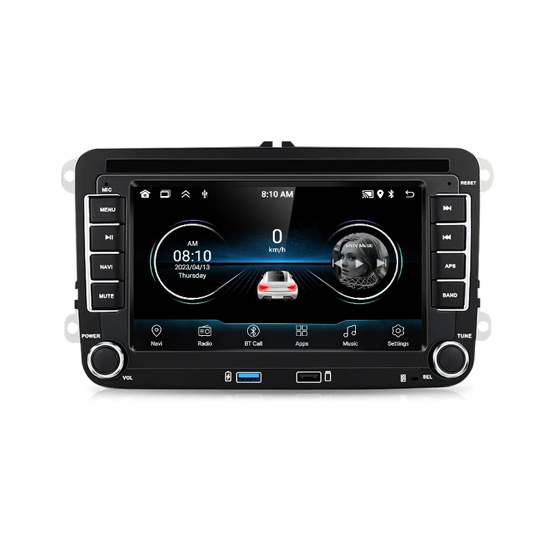 2Din 7 Inch For Volkswagen VW Touran/Tiguan/Seat Altea Android 11 Car Stereo Radio Multimedia Video Player Navigation CarPlay BT