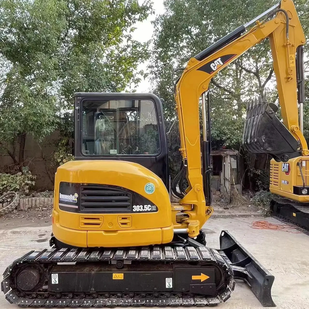 Секунд-хенд CAT 303.5E CR используется 3 5 тонн фермы хорошее состояние низкая цена доставки экскаватор Caterpillar301 302 303 306 307 308
