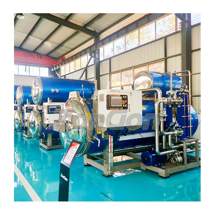 Food Bottles Steam Autoclave Retorts / fruit juice processing Sterilizer Machine / autoclave machine sterilizer