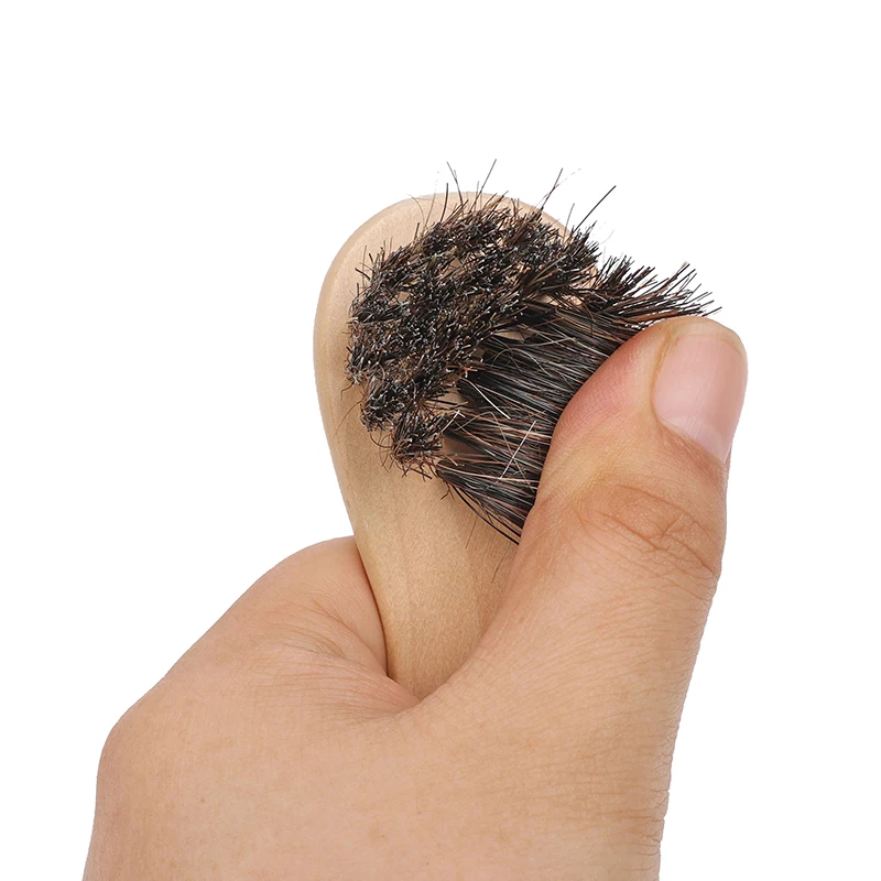 Factory Wholesale Custom Logo Soft Hair Solid Wood Tip Tail Horsehair Brush