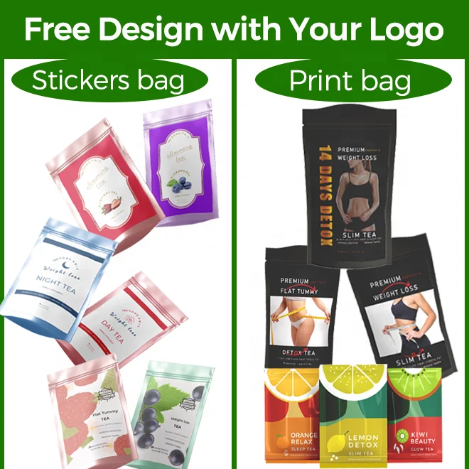 Customize ODM OEM Private Label Organic Colon Cleanse Tea Reduce Bloat  Detox Tea wiht senna leaf