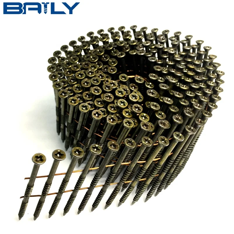 High Quality 15 Degree Wire Welded Coil Nails for Pallet Manufacturing