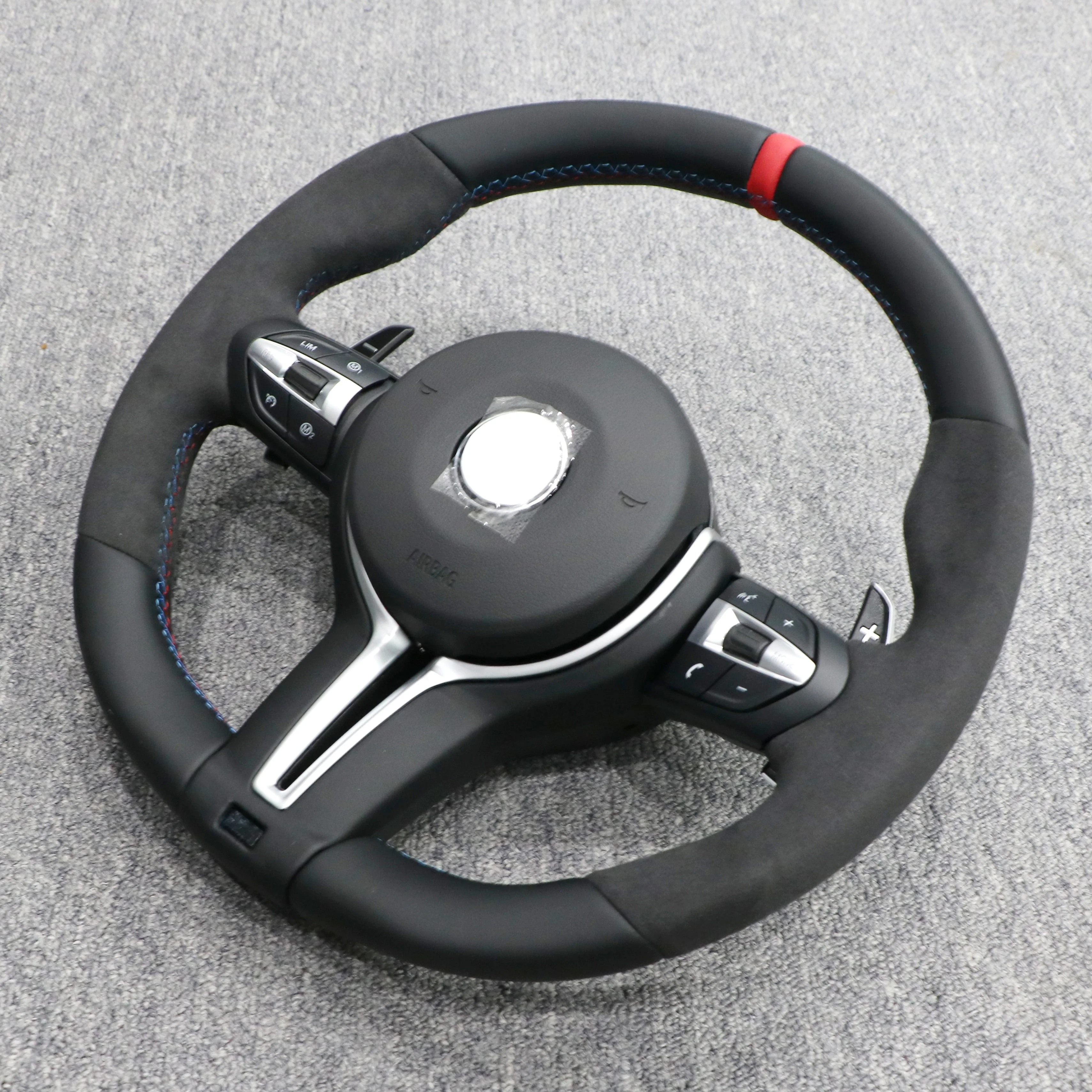 Кожаное Рулевое колесо для BMW x6 g21 f34 g32 f46 g37 m3 f33 f83 f82 f30 f80 f10 по заводской цене