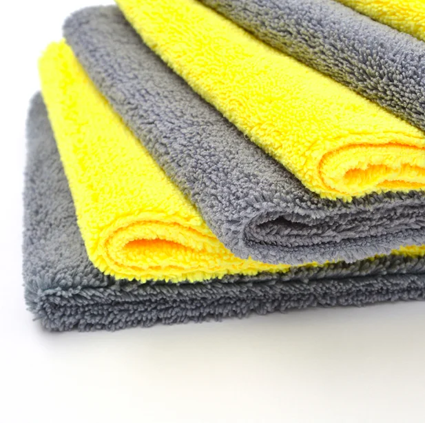 XIAOAO Wholesale high plush car cleaning towel and microfibre cloth towel