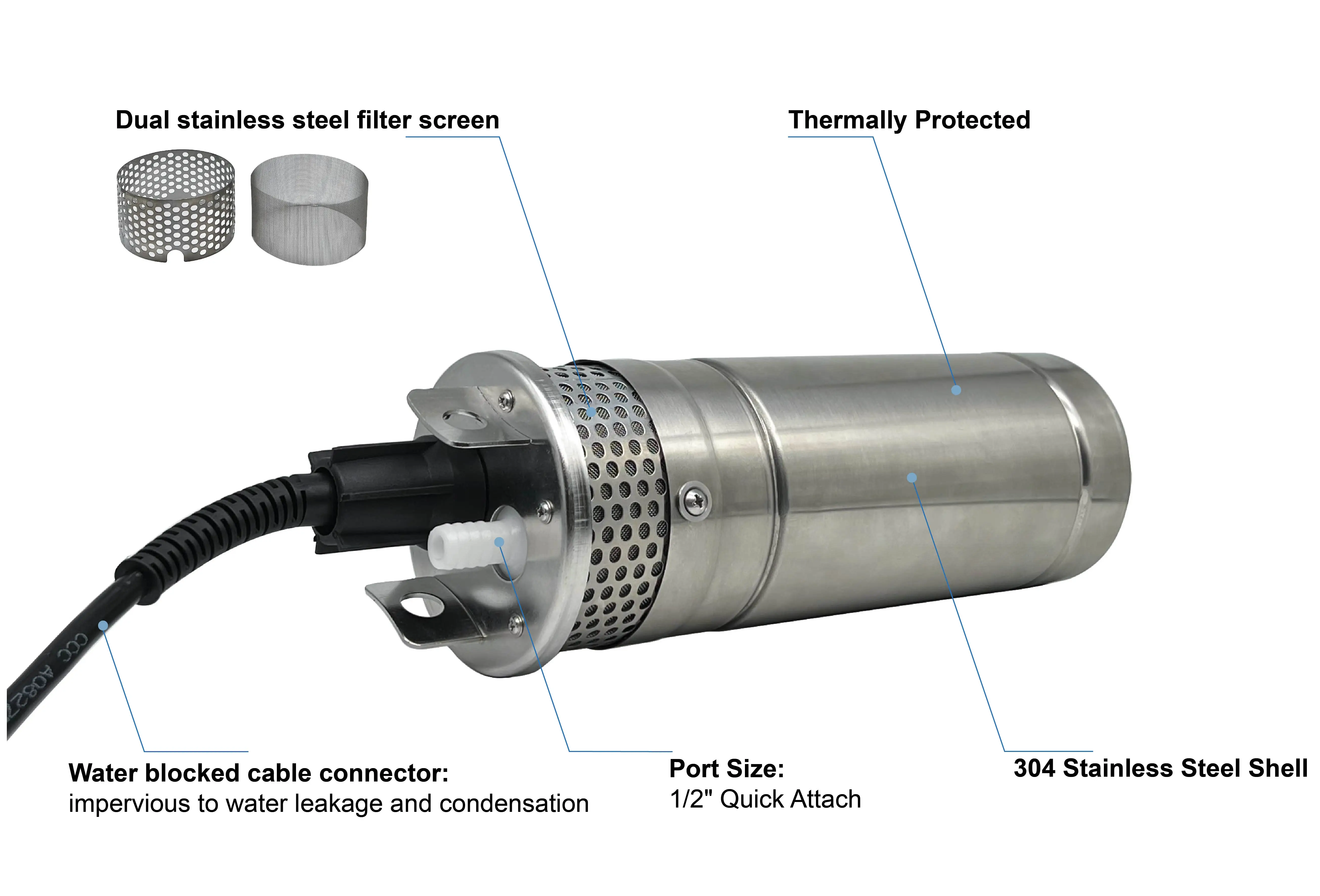 RANKING SP-12-12 High Quality Dc Submersible Solar Pump for Deep Well Water Pump Price  for Agriculture  bomba de agua Solar Kit
