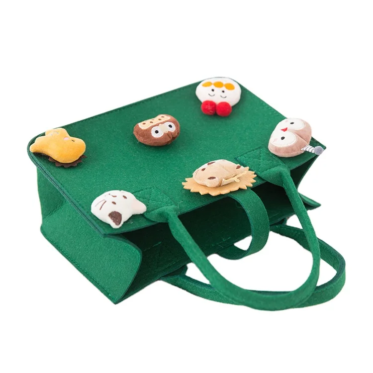 Factory Price Direct Sales Products Female Handbag Wholesale Felt Shopping Bag