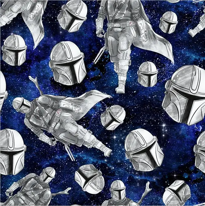 2024 factory outlet popular superman fabric custom digital printing double brushed polyester for clothing