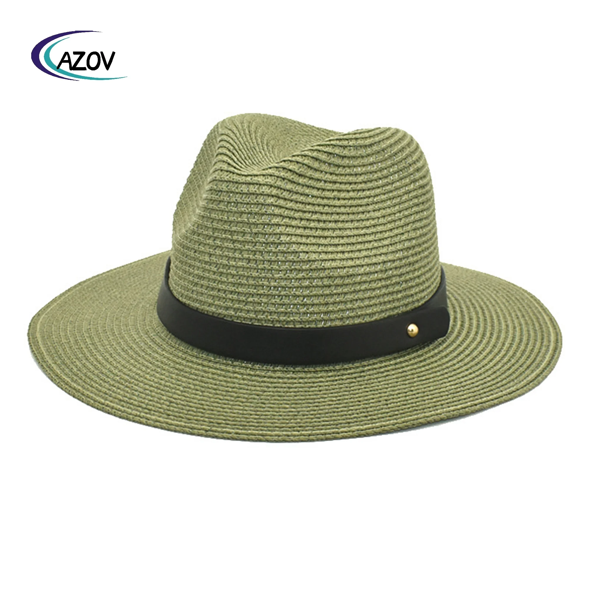 Hot Sale Spring Autumn Paper Straw Hat Panama Baby Boy Girl Summer Plain Brim Outdoor Sun-Shade Sun Protection Top Hat
