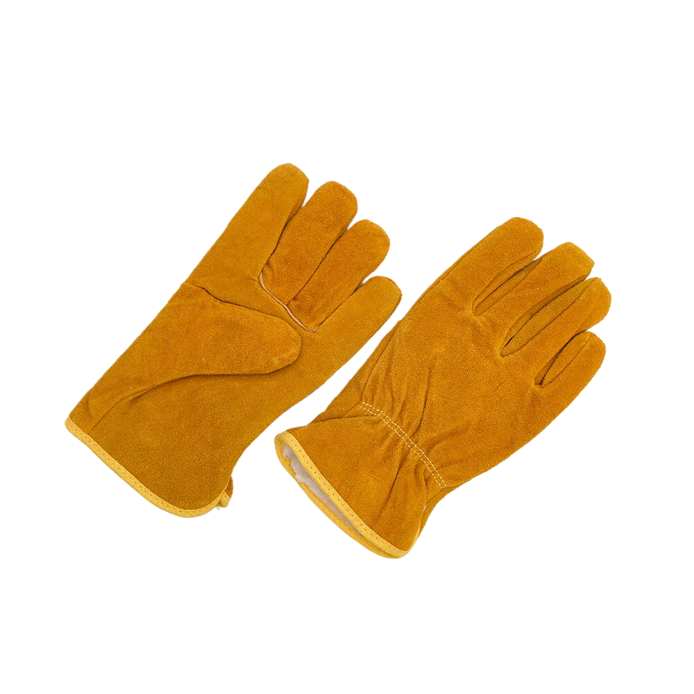 Cowhide split Leather driver Gloves custom industrial construction safety working winter Protection Heavy Duty  Gloves