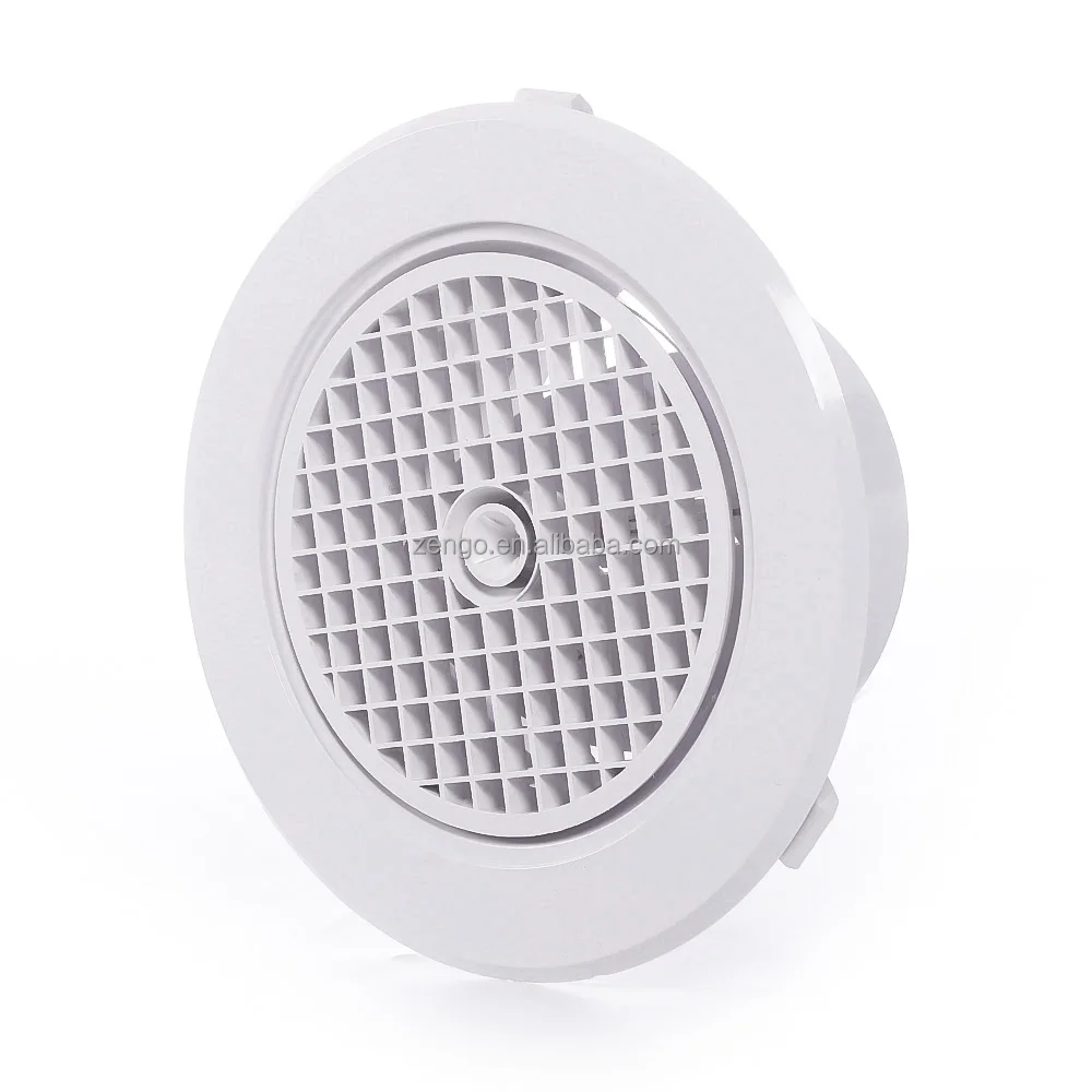 Hvac systems parts factory price  white plastic Eggcrate Round Diffuser for australian ventilation AC Ducting