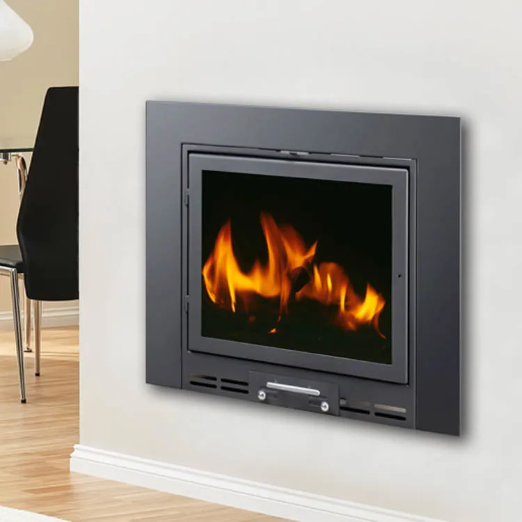 Wall Inserted Landscape Wood Burning Stove Fireplace Room Insert Wood Stove Fires Heater for Home Use