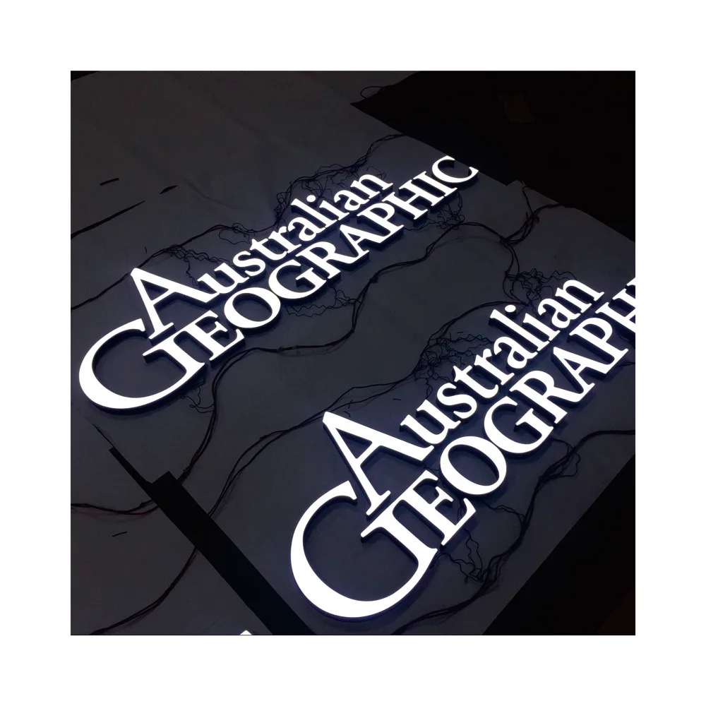 Custom Banners Wholesale Price Small Laser Cut Black Acrylic Alphabet Letters 3D Plastic Acrylic Letters Signage Led Name Light