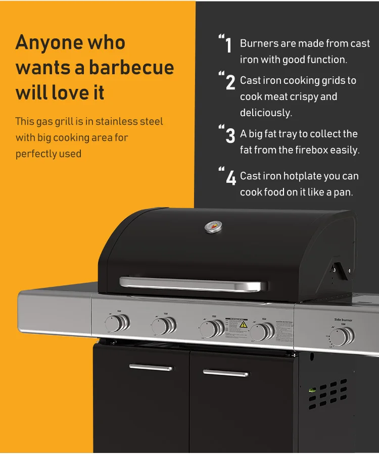 Wholesale Modern Smokeless Barbecue Stainless Steel Outdoor BBQ Gas Grill