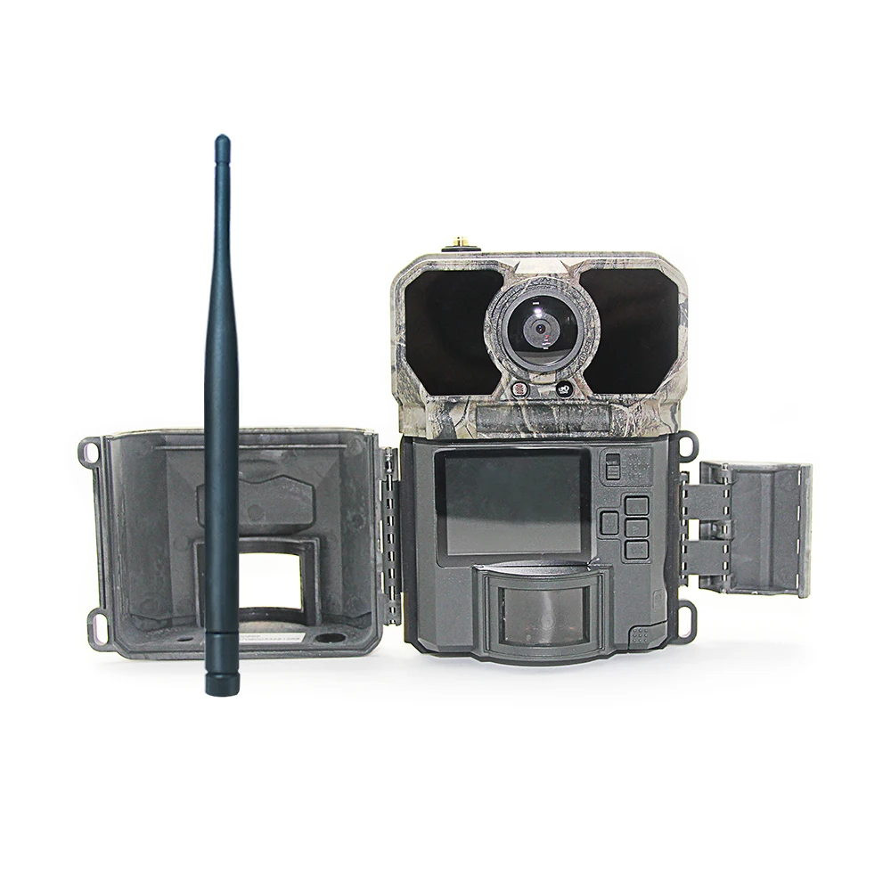 4G сотовая тропическая камера 30MP FHD Беспроводная игровая с бесплатным приложением для дикой природы
