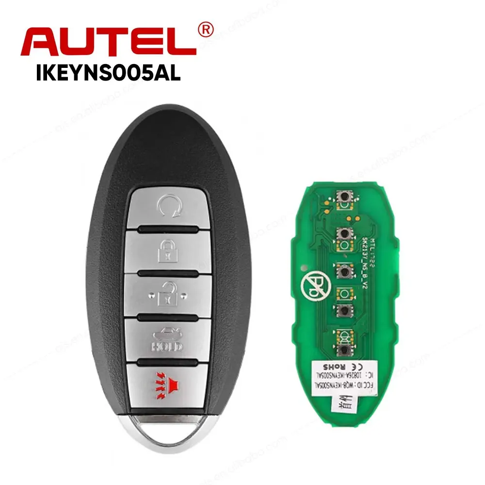 Autel IKEYNS005AL IKEY NS005AL 5 кнопок для Nissan используется с Altra автомобильным сканером OBD2 диагностические инструменты KM100 IM508 IM608
