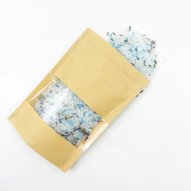 OED Private Label Luxury Packaging Natural Organic Himalayan Bath Salts with Pink Crystal Salt and Rose Scent for Body Soaking