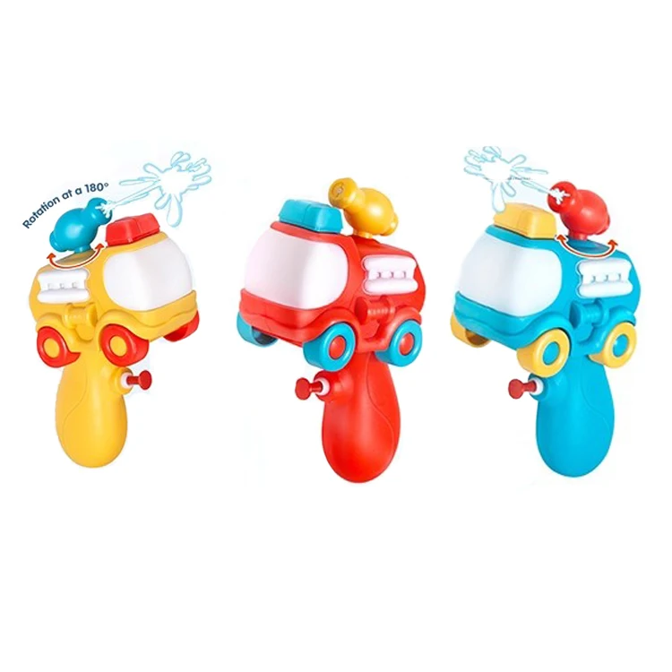 Plastic Small Water Gun Fire Truck Water Gun Water Games For Kids