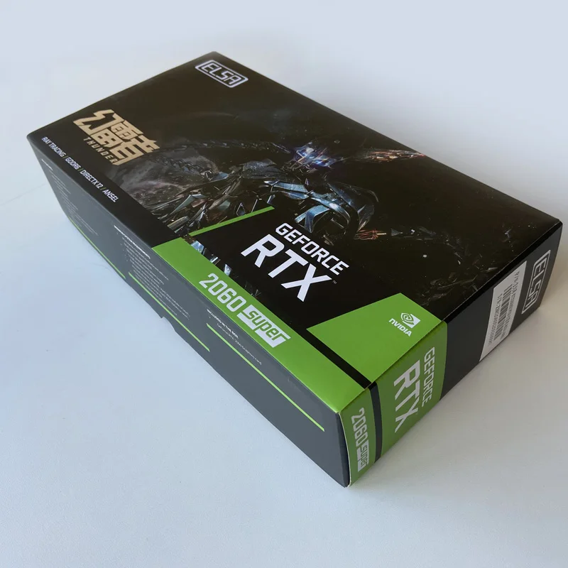  Игровая графическая карта RTX 2060 SUPER 8G GDDR6 два вентилятора 25 Вт/120