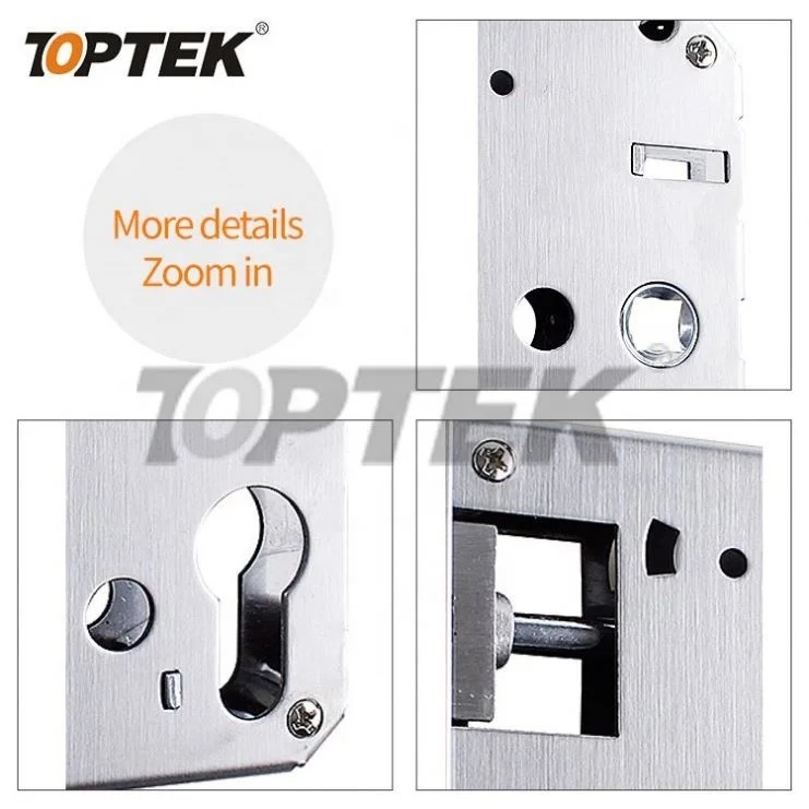 European Model Cerradura Para La Puerta Ventana Aluminum Window Sliding Hook Latch Oval Cylinder Mortise Door Lock