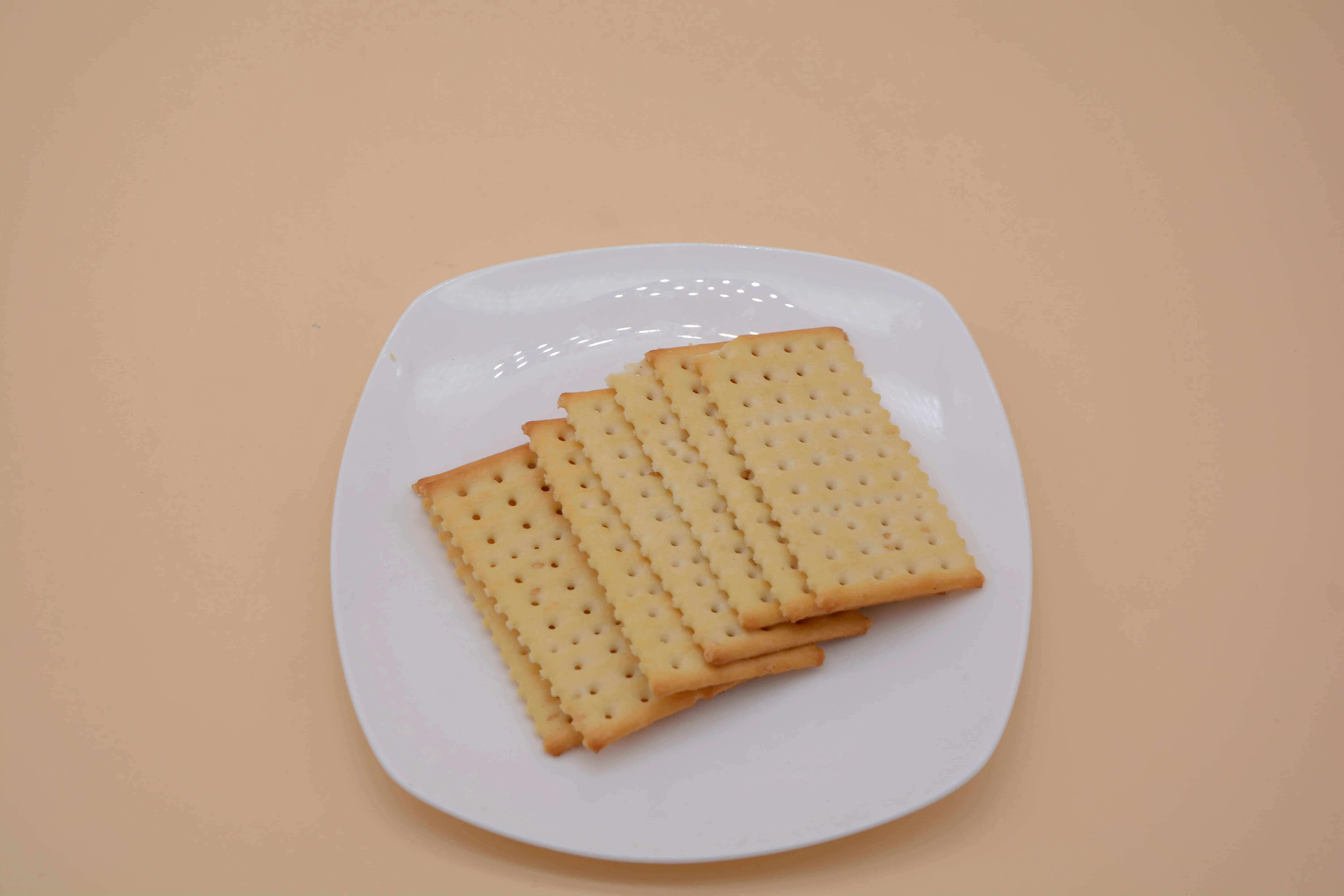 450g Fermented biscuit Yam flavor soda cracker sesame biscuit