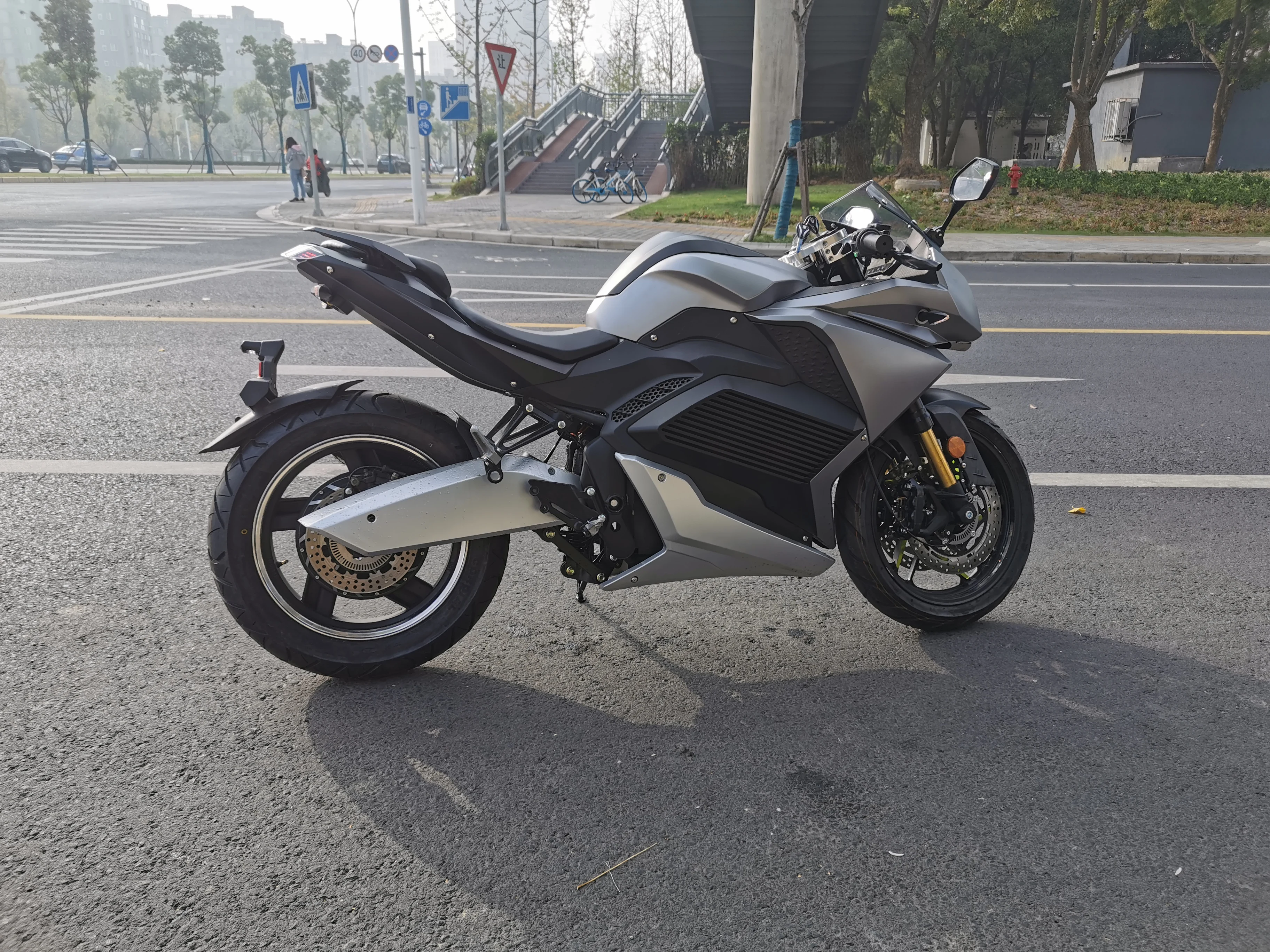 High Speed Powerful 8000W 72v Electric Motorcycle For Adults racing