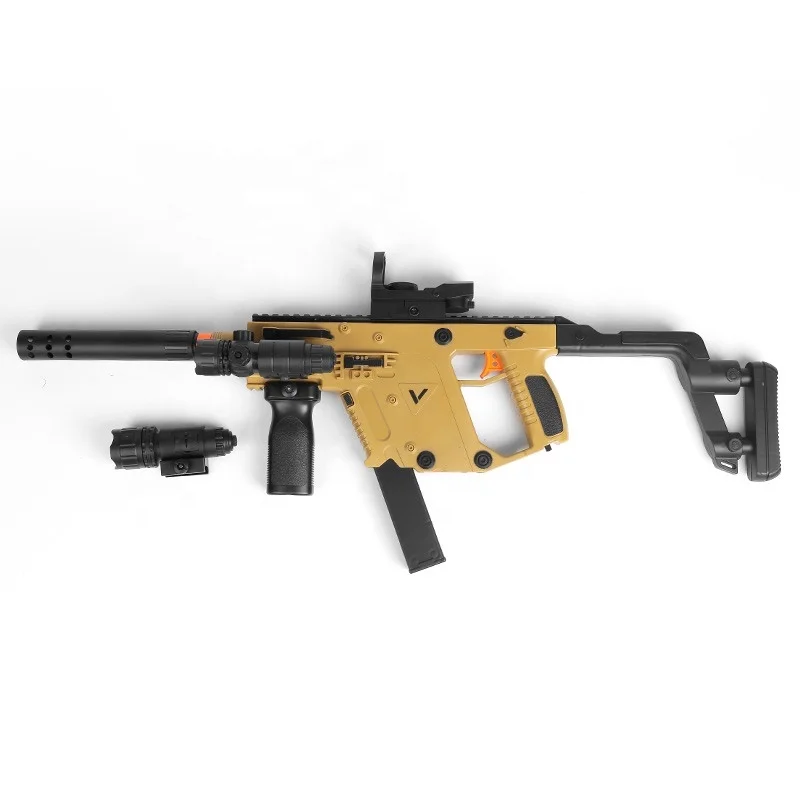 2023 New Vector-SMG Gel Blasting Submachine Toy Guns For Boys Electric Orbeezs Splatter Ball Blaster Play Shooting  Adults