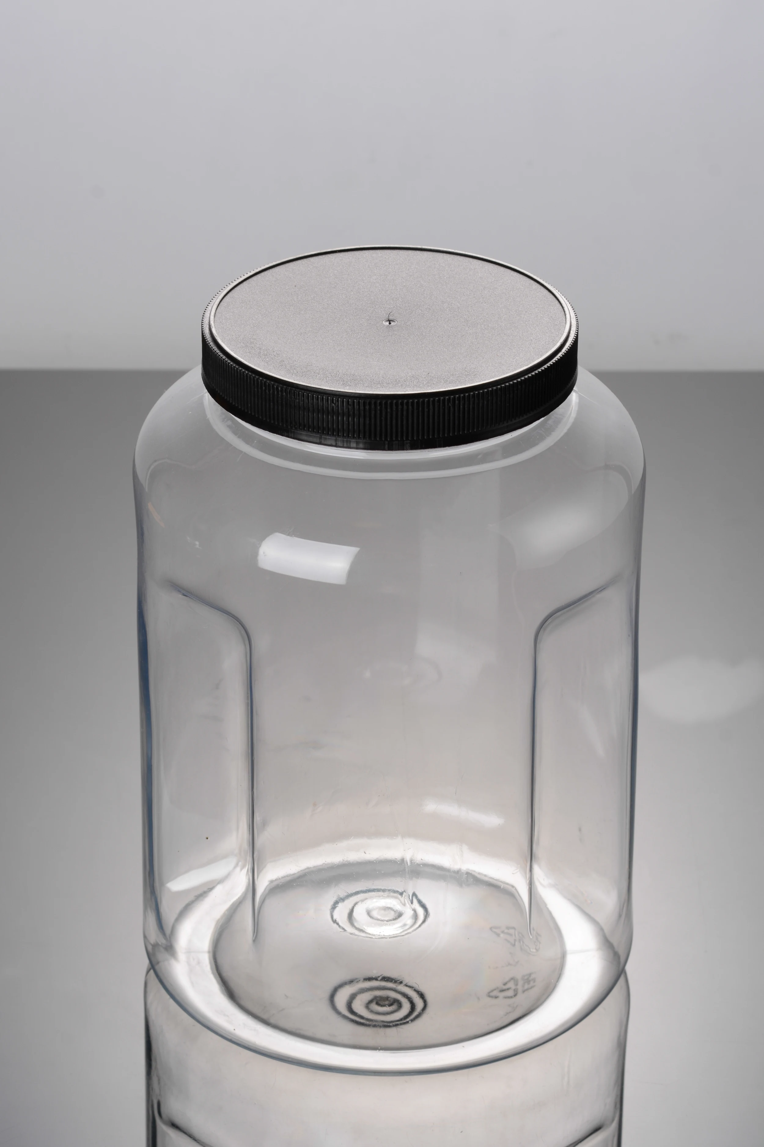 1kg Plastic Cookie Jars Lids with White Caps PET Base Food Packaging Containers for Cosmetics Storage Cookie Storage in Malaysia