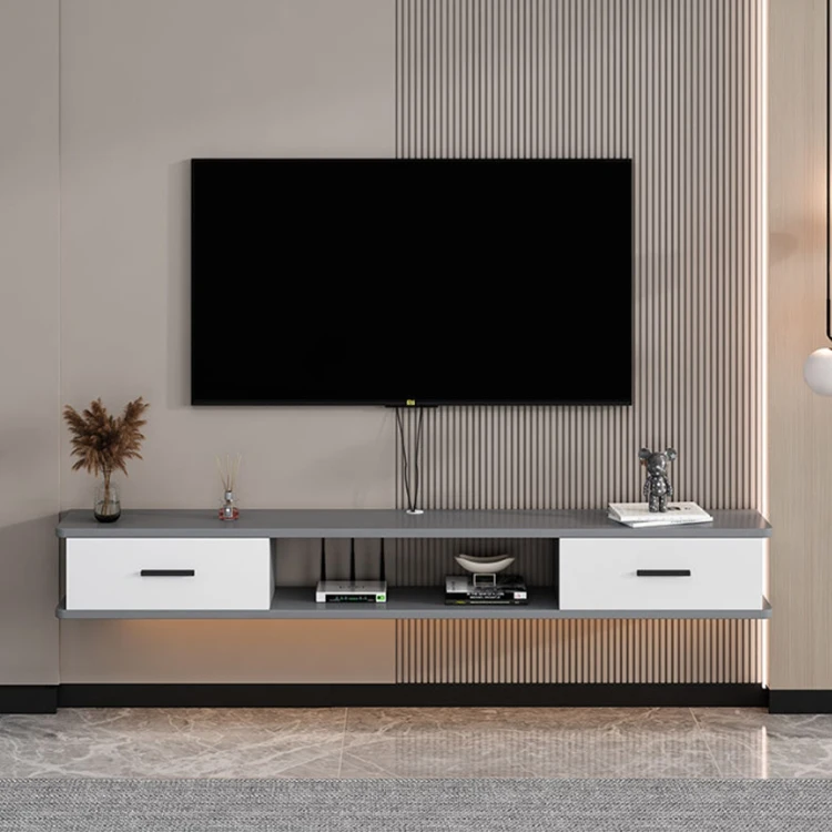 Hot sale mdf plywood tv display stand wall mounted tv cabinet living room furniture tv stand design