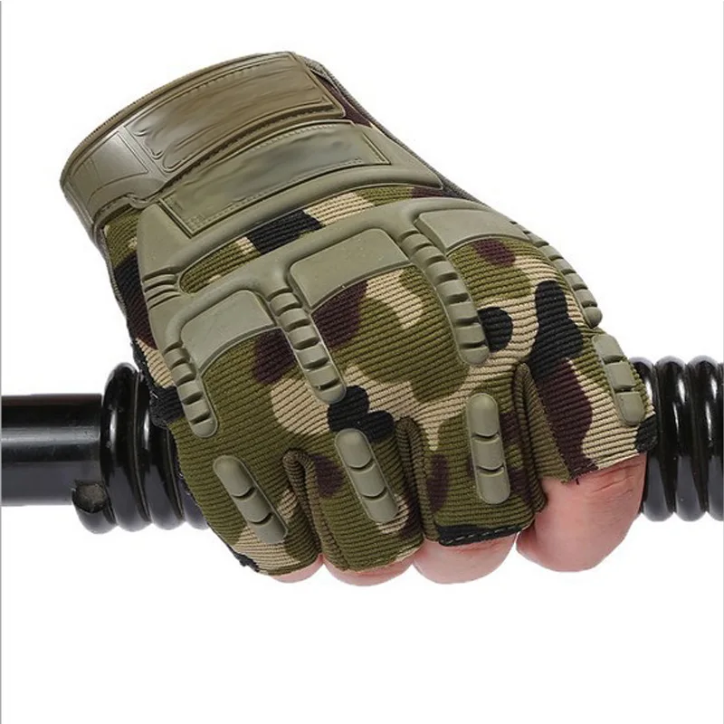 Half Finger Breathable Training Motorcycle Field CS Tactical Gloves