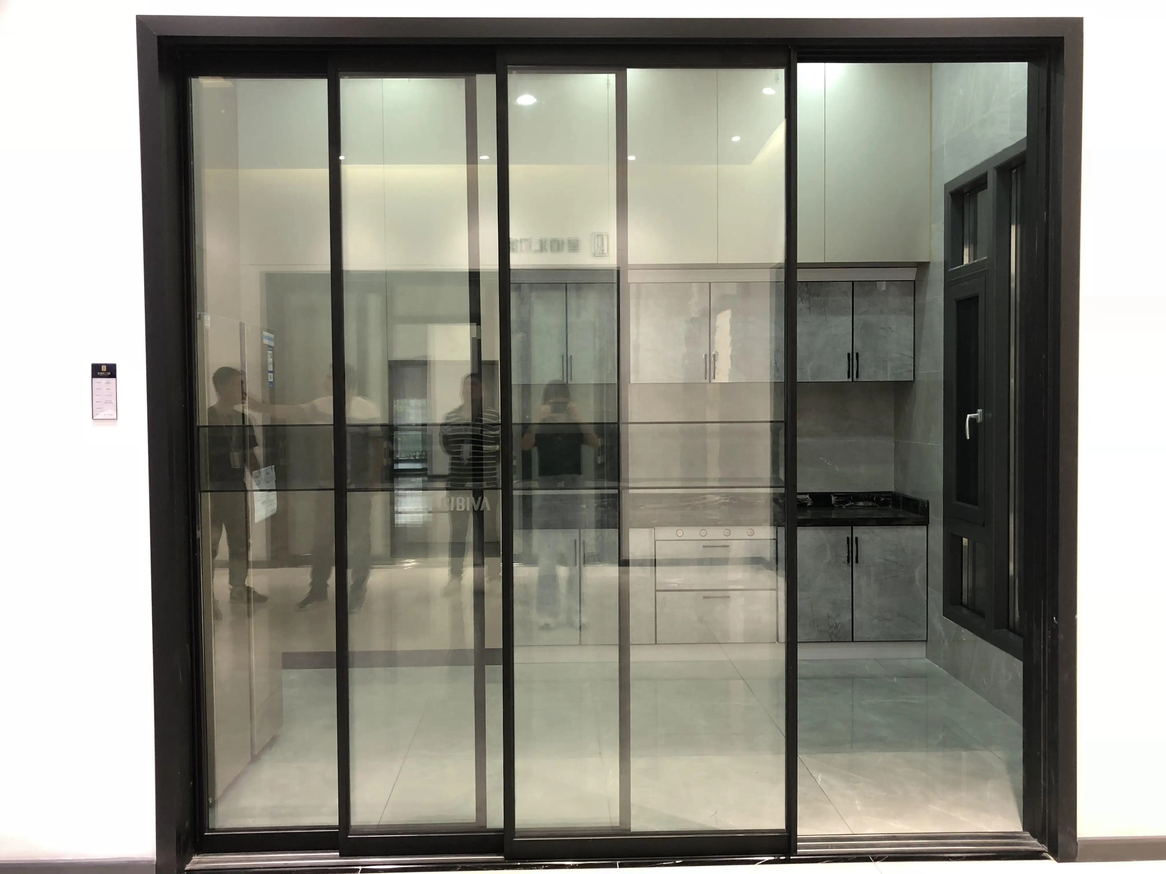 JBDhome Prefabricated Villa Modern Sliding Doors High Quality Hurricane Impact PVC Double Glazed Sliding Doors