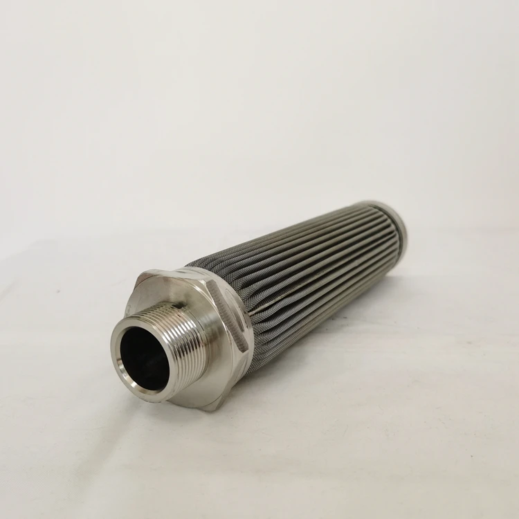 Mechanical filter cartridge 0.2 micro sintered stainless steel filter element with sintered felt