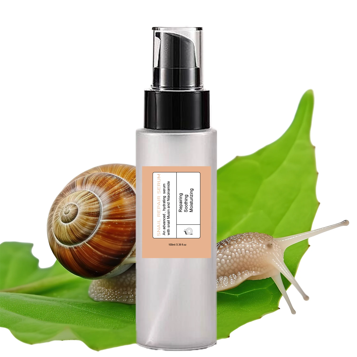 Собственная торговая марка Snail Mucin 96%, мощная восстанавливающая сыворотка для кожи