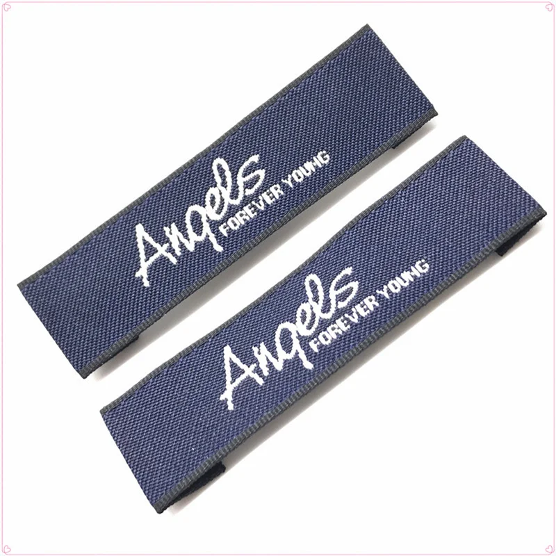 Custom Sustainable Metal Thermal Logo Silicone Heat Transfer Fabric PVC Labels Garments Shoes Bags Woven Clothing Maker