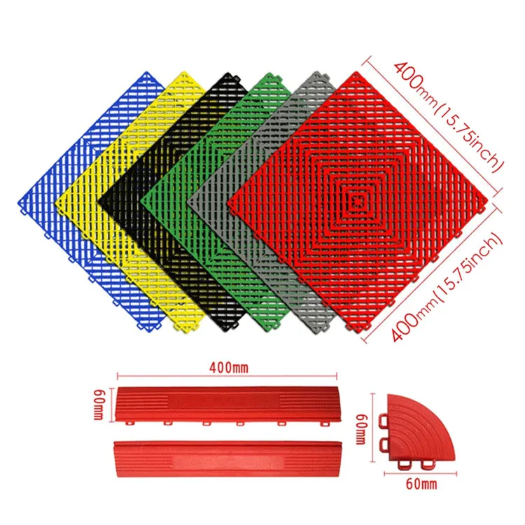 Cheap Floor Tiles Strength Car Garage Floor Anti-slide 4s Car Maintenance Shop 4s Beauty Shop Home Carwash Shop Flooring