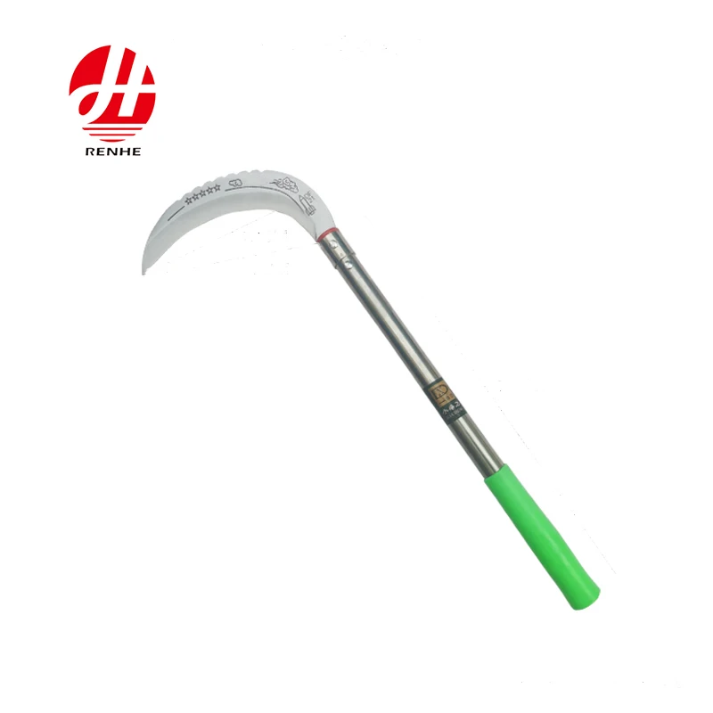 HOT SALE steel grinding-free agricultural sickle harvesting crops cutting wheat cutting leek sickle