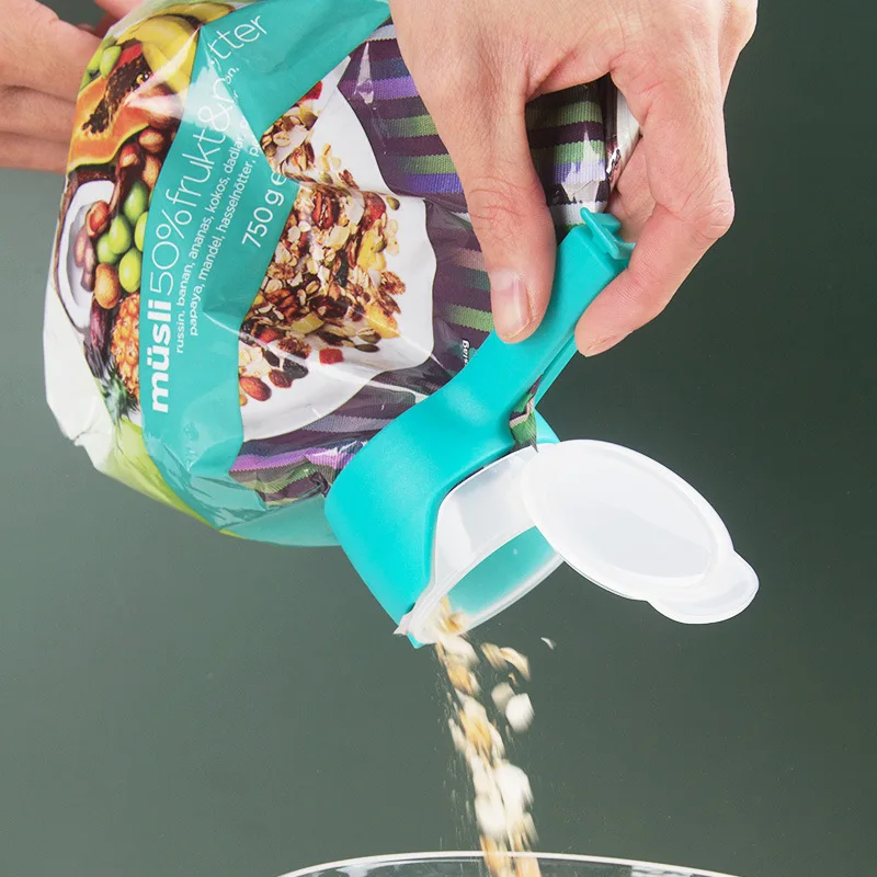 Plastic Damp-proof Multi-purpose Kitchen Seasoning Oatmeal Snack Sealing Seal Bread Bag Clips For Food