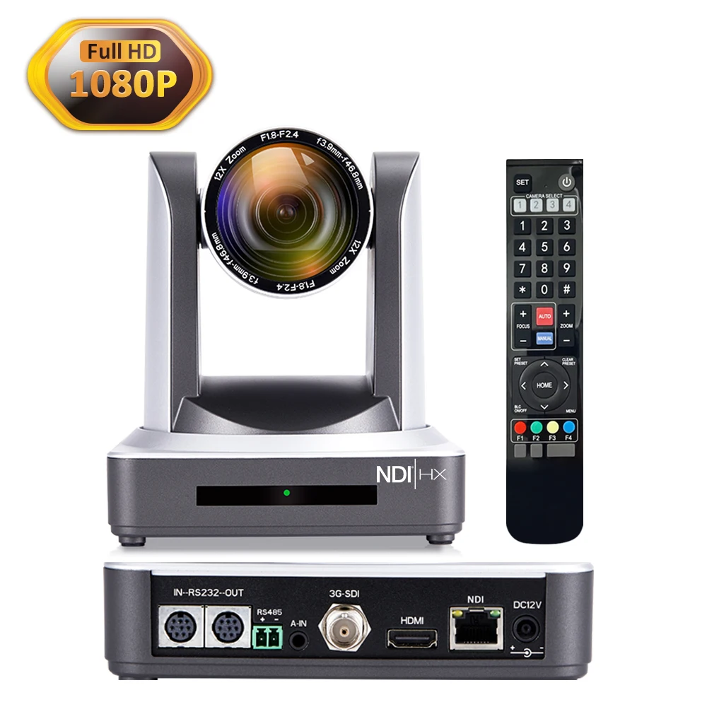 UV30RN Hot Studio Equipment 1080p PTZ POE Camera NDI 30X Broadcast vMix OBS Conference Room Camera System