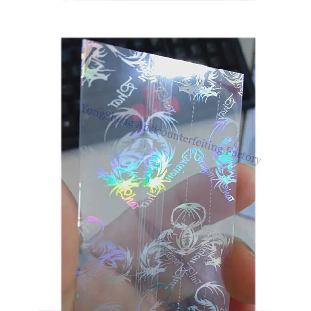 Glass bottle pharma/pharmaceutical vials vial shrink label seal hologram shrink band sleeves