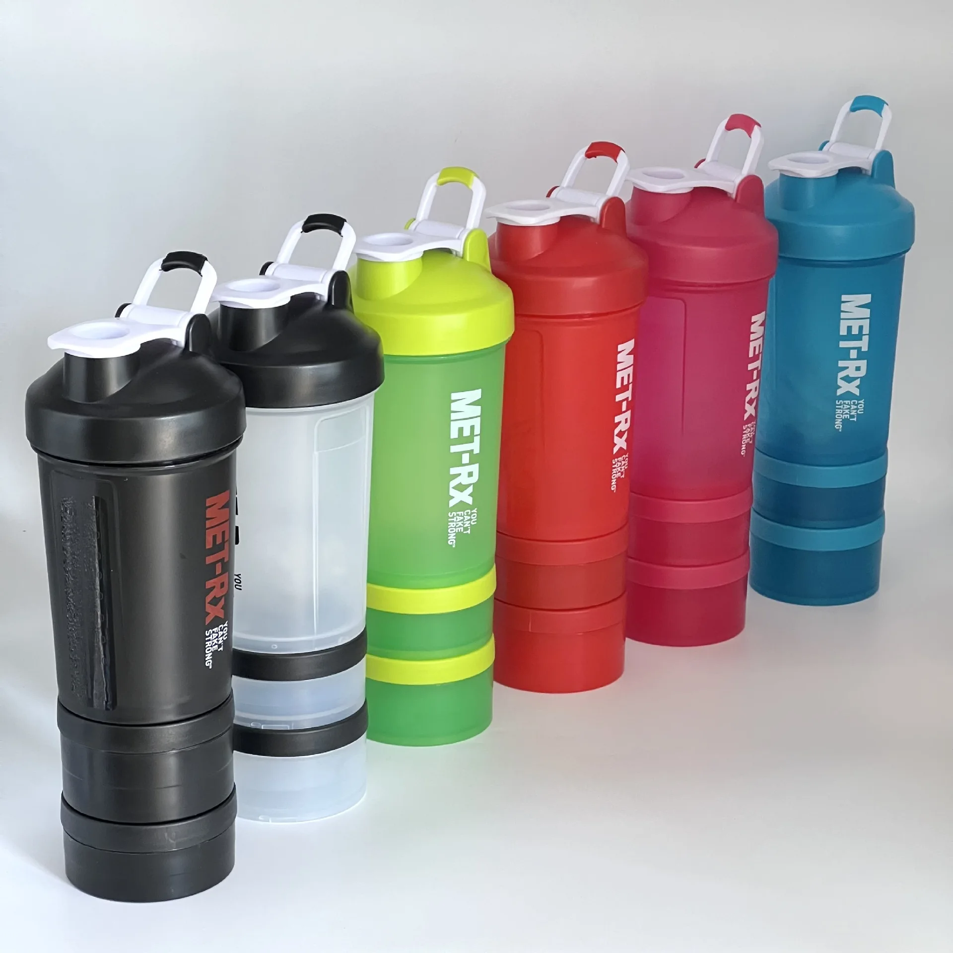 500ML Handle Three-layer Shake Cup Fitness Milkshake Blending Bottle Dried Egg white Cup Sports Kettle