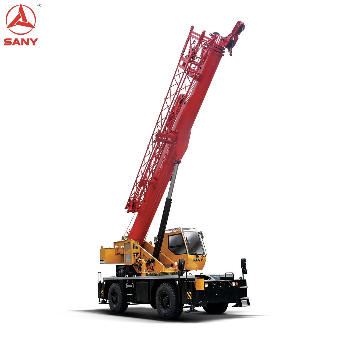 SRC1100T SANY 110 METRIC TON Rough Terrain fold Boom hydraulic Crane mobile boom truck 110t caminhao grua guindaste