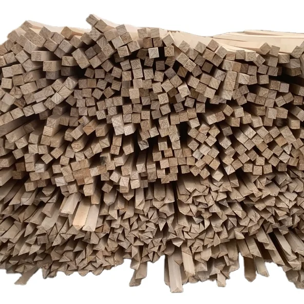 Natural Color Paulownia Triangular/Square/Trapezoid/Triangle Chamfer Strip/ wood sticks