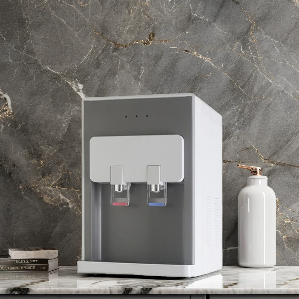 Small Intelligent Electric Table Top Hot Cold Water Dispenser with Compressor Cooling  Water Purifier Desk Water Cooler
