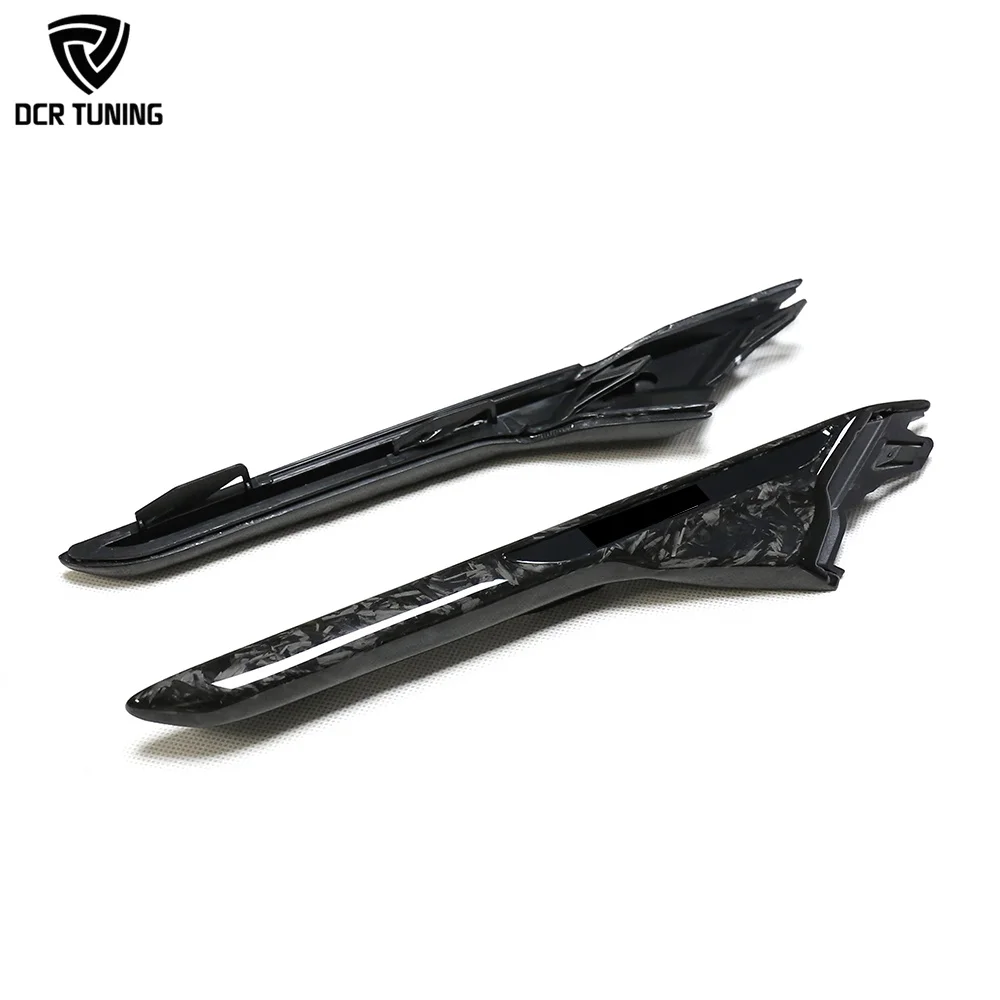 Forged Carbon Fiber Fender Trim for BMW F90 M5 Carbon Side Air Vents Replacement Grille Clip-on 2018+
