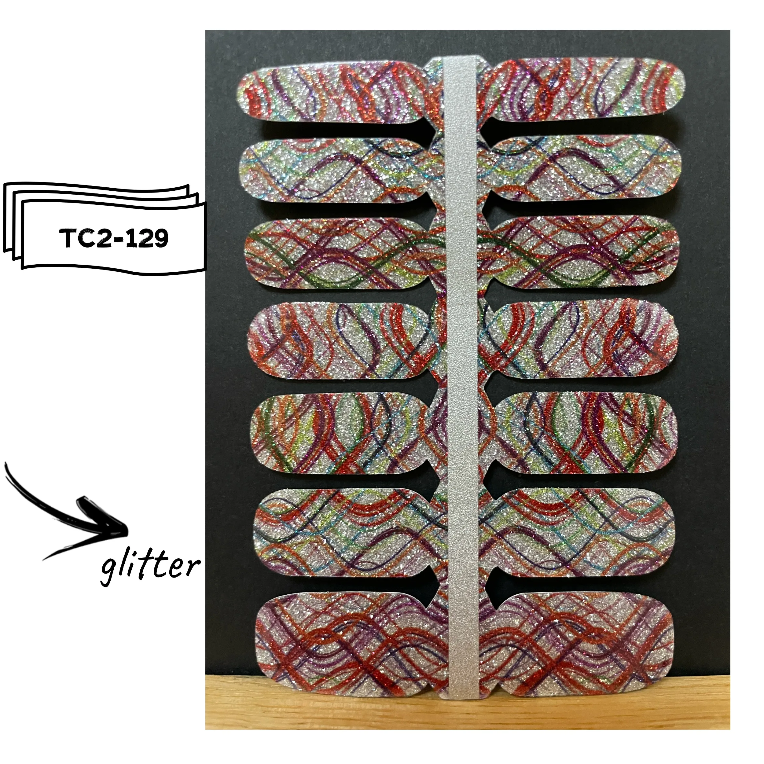 KIKILEE Nail Polish Strips Self Adhesive Nail Stickers Full Cover Solid Color Nail Wraps