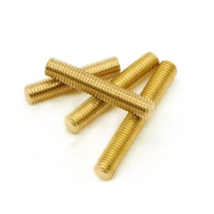 M2 M3 M4 M5 M6 M8 M10 H59 H62 Brass Copper Bronze Plain Nickel Plated Tin Plated Thread Rod Threaded Bar DIN975