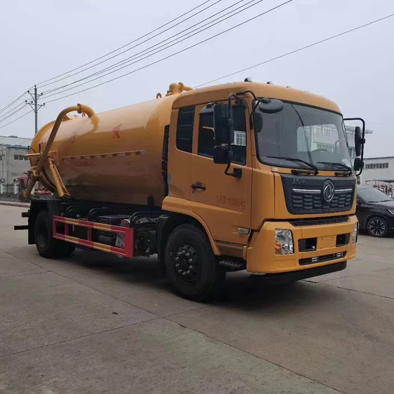 12cbm Vacuum Sewage Suction Tank Fecal Sludge sewage suction tanker truck