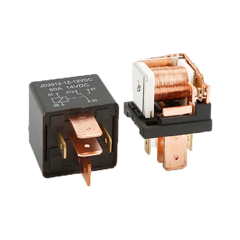  Прямая поставка от производителя 40A 80A 12V 24V авто двигатель adaper реле JD2912-1Z-12VDC для