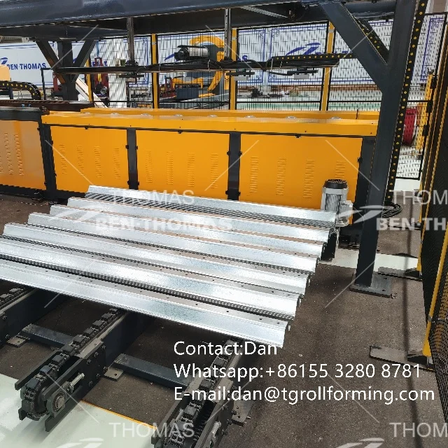 Labor saving silo stiffener production line| Highly Automatic degree grain silo upright roll forming machine
