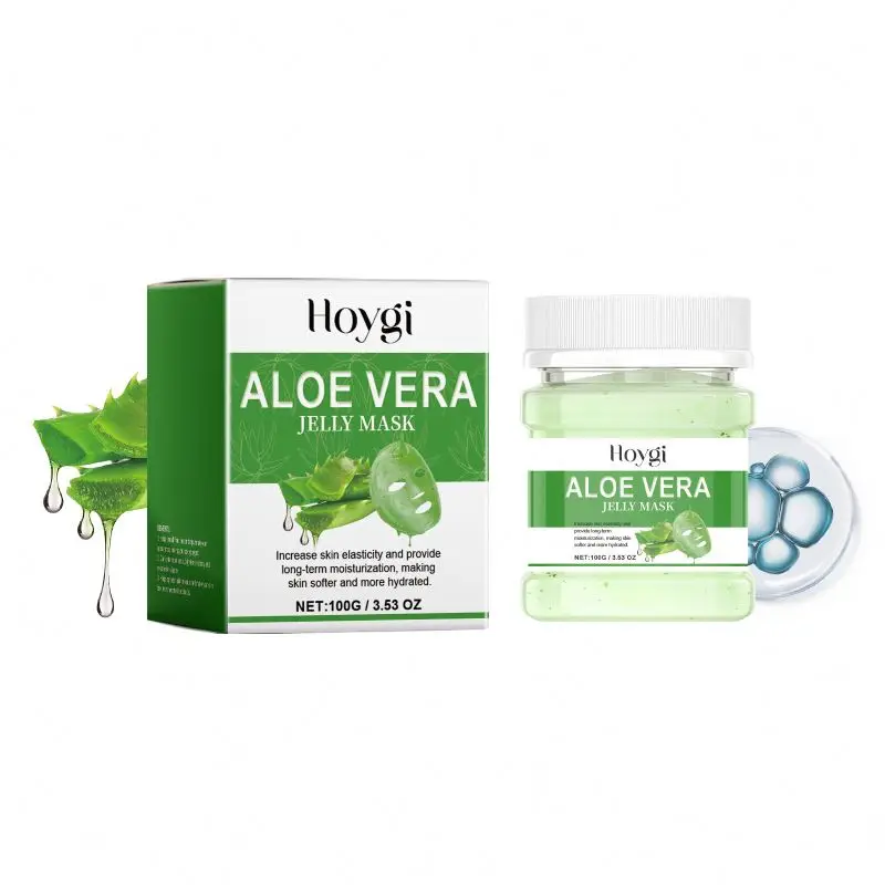 Aloe Vera Jelly Facial Mask cleanser Powder  Improves Moisture Skin 100g